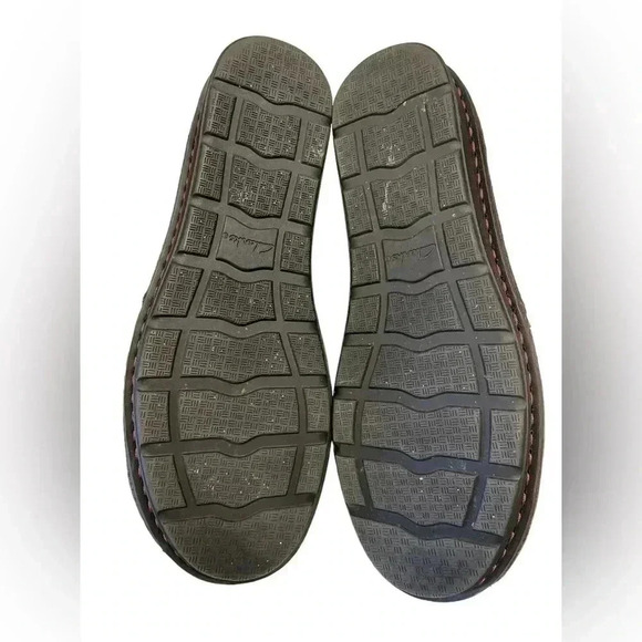 Clarks Collection Leather & Suede  Slip On Shoes Michela Opal Burgundy Size 11 - Picture 8 of 9